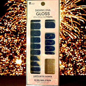 Dashing Diva Candlelit Night ultra shine gel nail strips